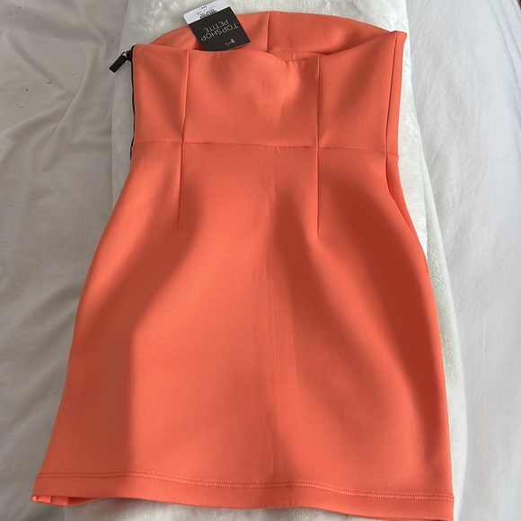 CORAL MINI DRESS - Picture 2 of 2